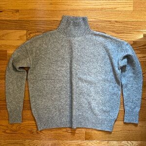 Karen Kane Gray Oversized Turtleneck Sweater